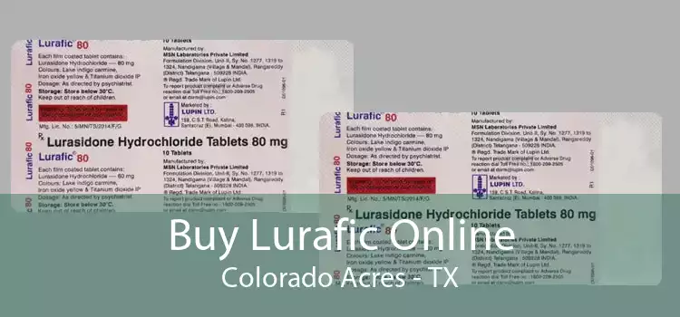 Buy Lurafic Online Colorado Acres - TX